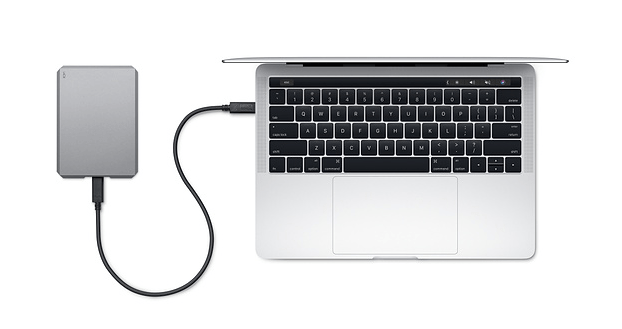 hook up a new external drive for mac and pc